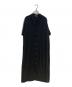 Cotton House Aya（コットンハウス アヤ）の古着「リネン混シャツワンピース」｜ブラック