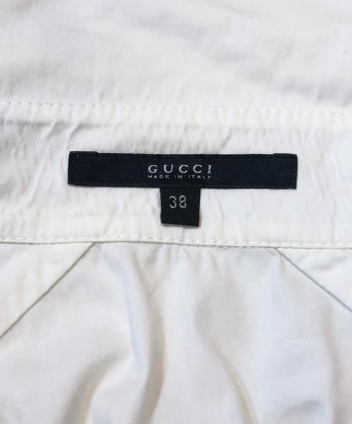 GUCCI（グッチ）GUCCI (グッチ) コットンシャツブラウス ベージュ サイズ:38の古着・服飾アイテム