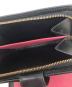 中古・古着 PRADA (プラダ) サフィアーノl字ファスナーコンパクトウォレット ブラック：13000円