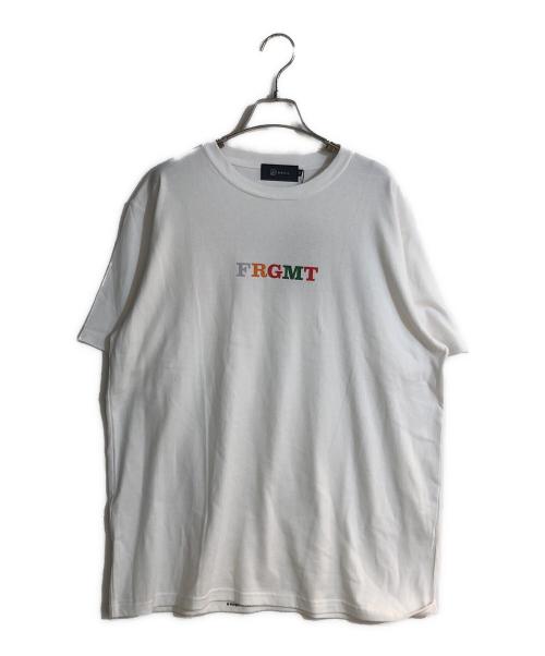 FRAGMENT DESIGN（フラグメントデザイン）FRAGMENT DESIGN (フラグメントデザイン) BE@RTEE (ベアブリック) Robert INDIANA (ロバート・インディアナ) プリントTシャツ ホワイト サイズ:XL 未使用品の古着・服飾アイテム