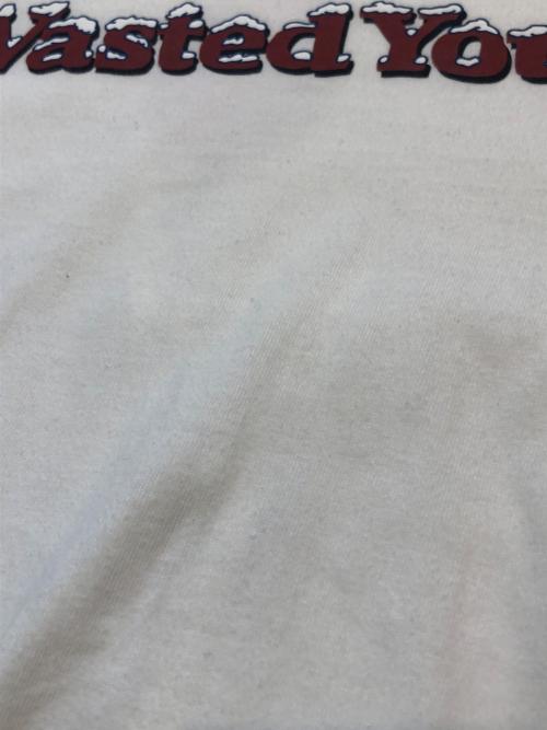 creative drug store（クリエイティヴドラッグストア）CREATIVE DRUG STORE (クリエイティヴドラッグストア) Wasted Youth (ウエステッド ユース) ロングスリーブカットソー ホワイト サイズ:XLの古着・服飾アイテム