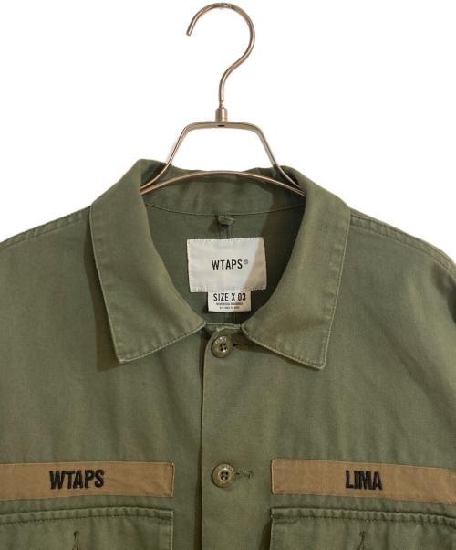 WTAPS（ダブルタップス）WTAPS (ダブルタップス) BUDS LS 01 / SHIRT. COTTON. TWILL./シャツコットンツイル SIZE 03 サイズ:03の古着・服飾アイテム