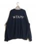 WTAPS (ダブルタップス) ロゴプリントスウェット ネイビー サイズ:X04：13000円