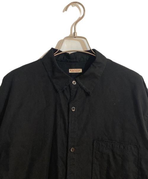 KAPITAL（キャピタル）KAPITAL (キャピタル) カットオフシャツ ブラック サイズ:４の古着・服飾アイテム