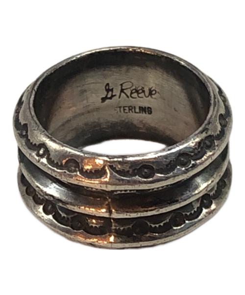 Gary Reeves（ゲーリーリーブス）Gary Reeves (ゲーリーリーブス) スタンプワークリング シルバー サイズ:16号の古着・服飾アイテム