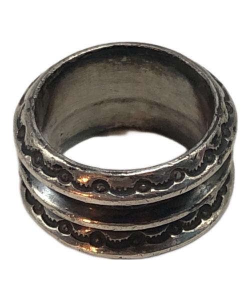 Gary Reeves（ゲーリーリーブス）Gary Reeves (ゲーリーリーブス) スタンプワークリング シルバー サイズ:16号の古着・服飾アイテム