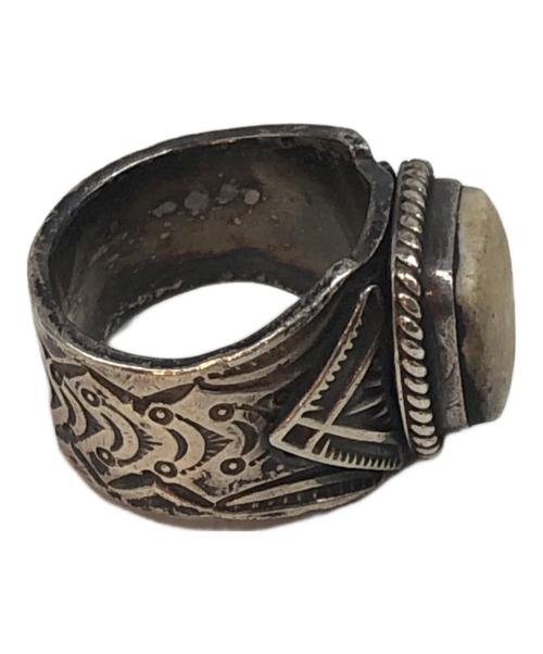 Gary Reeves（ゲーリーリーブス）gary reeves (ゲーリーリーブス) スタンプワークホワイトバッファローリング シルバー サイズ:19号の古着・服飾アイテム