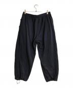NORMAL EXPERTノーマルエキスパート）の古着「1/2 COTTON PANTS」｜ネイビー