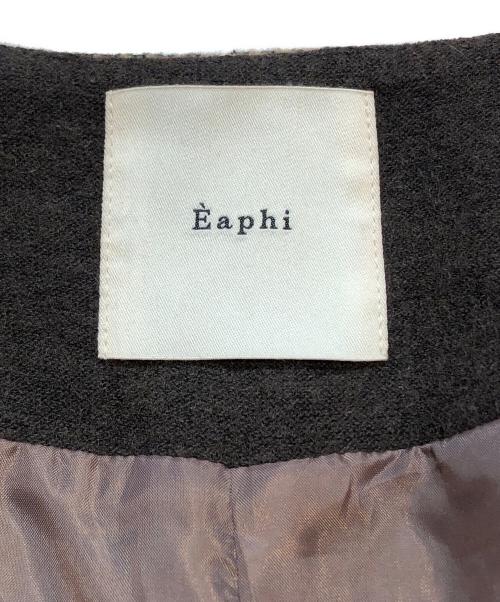 Eaphi（エフィ）Eaphi (エフィ) 千鳥格子コート ブラウン サイズ:FREEの古着・服飾アイテム