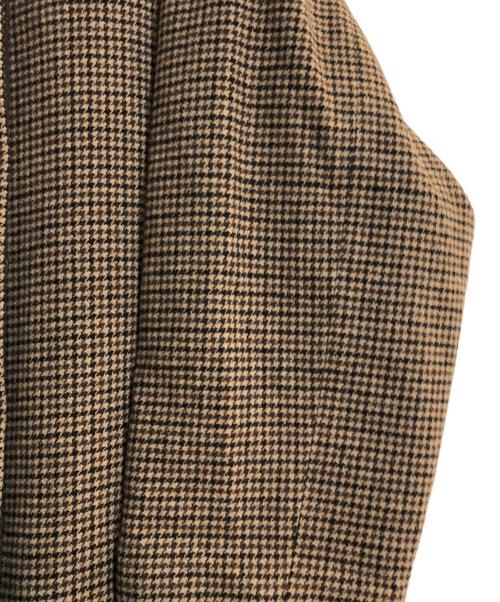 Eaphi（エフィ）Eaphi (エフィ) 千鳥格子コート ブラウン サイズ:FREEの古着・服飾アイテム