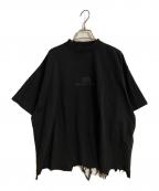 BALENCIAGAバレンシアガ）の古着「ダメージ加工半袖Tシャツ」｜ブラック