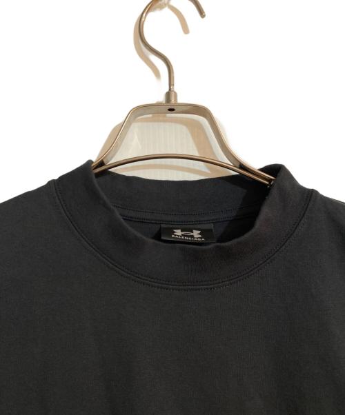 BALENCIAGA（バレンシアガ）BALENCIAGA (バレンシアガ) UNDER ARMOUR (アンダーアーマー) オーバーサイズプリントTシャツ ブラック サイズ:Sの古着・服飾アイテム