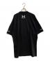BALENCIAGA (バレンシアガ) UNDER ARMOUR (アンダーアーマー) オーバーサイズプリントTシャツ ブラック サイズ:S：47000円
