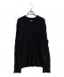 stussy（ステューシー）の古着「CABLE LOOSE KNIT SWEATER/ケーブルルーズニットスウェッター」｜ブラック
