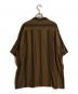 WACKO MARIA (ワコマリア) STRIPED OPEN COLLAR SHIRT/ストライプドオープンカラーシャツ ブラウン サイズ:XL：20000円