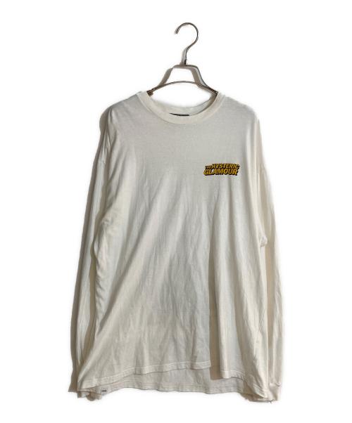 Hysteric Glamour（ヒステリックグラマー）Hysteric Glamour (ヒステリックグラマー) REEL TO REEL Tee ホワイト サイズ:XLの古着・服飾アイテム
