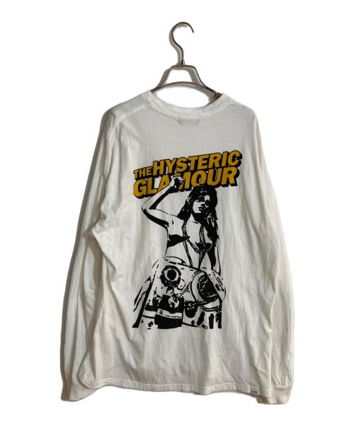 Hysteric Glamour（ヒステリックグラマー）Hysteric Glamour (ヒステリックグラマー) REEL TO REEL Tee ホワイト サイズ:XLの古着・服飾アイテム