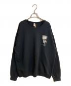 WACKO MARIA×Hannibalワコマリア×ハンニバル）の古着「CREW NECK SWEAT SHIRT (TYPE-1)」｜ブラック