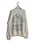 WACKO MARIA (ワコマリア) NECK FACE CREW NECK SWEATSHIRT/ネックフェイスクルーネックスウェットシャツ ホワイト サイズ:L：8000円