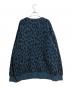 WACKO MARIA (ワコマリア) LEOPARD HEAVY MOHAIR CARDIGAN/レオパードヘビーモヘアカーディガン ブルー サイズ:XL：55000円