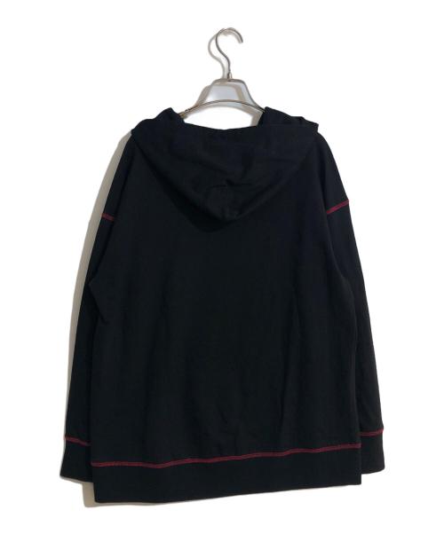 VIVIENNE TAM（ヴィヴィアンタム）VIVIENNE TAM (ヴィヴィアンタム) 刺繍ジップパーカー ブラック サイズ:38の古着・服飾アイテム