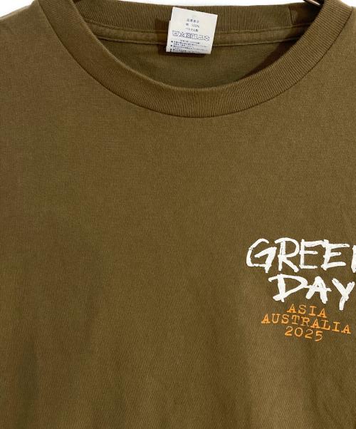 print star（プリントスター）print star (プリントスター) 半袖Tシャツ オリーブ サイズ:Ｌの古着・服飾アイテム