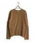 DRIES VAN NOTEN（ドリスヴァンノッテン）の古着「ウールクルーネックニット」｜ブラウン