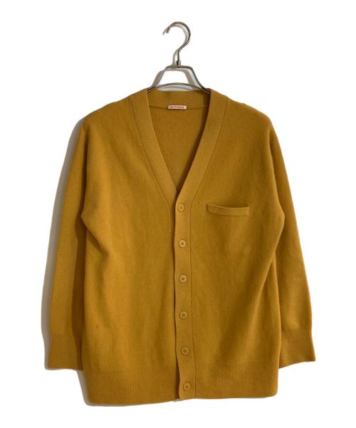RYETENDER（ライテンダー）RYETENDER (ライテンダー) ウールカシミヤニットカーディガン イエロー サイズ:1の古着・服飾アイテム