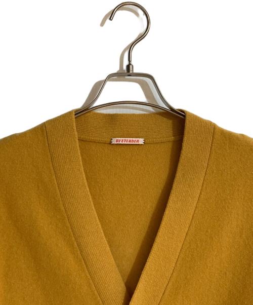 RYETENDER（ライテンダー）RYETENDER (ライテンダー) ウールカシミヤニットカーディガン イエロー サイズ:1の古着・服飾アイテム