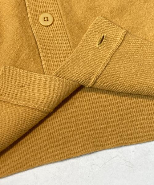 RYETENDER（ライテンダー）RYETENDER (ライテンダー) ウールカシミヤニットカーディガン イエロー サイズ:1の古着・服飾アイテム