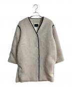 23区ニジュウサンク）の古着「テディボア ロング アウター」｜ホワイト