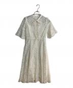 ANAYIアナイ）の古着「エンブロイダリーシャツワンピース」｜ホワイト