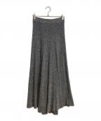 Drawing Numbersドローイングナンバーズ）の古着「ミックスヤーンニットスカート」｜グレー