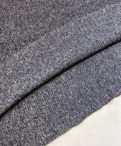 Drawing Numbers（ドローイングナンバーズ）Drawing Numbers (ドローイングナンバーズ) ミックスヤーンアシメカラーニット グレー サイズ:Mの古着・服飾アイテム