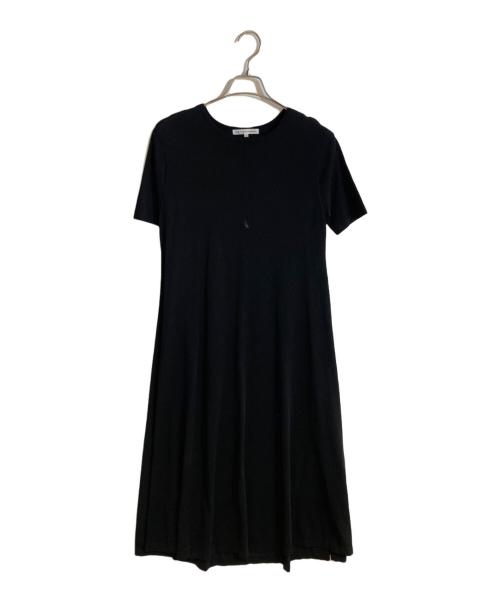 23区（ニジュウサンク）23区 (ニジュウサンク) 【洗える】レーヨンポリエステルストレッチ フレア ワンピース ブラック サイズ:38の古着・服飾アイテム