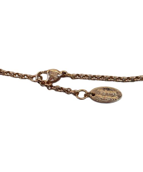 Vivienne Westwood（ヴィヴィアンウエストウッド）Vivienne Westwood (ヴィヴィアンウエストウッド) MINI BAS RELIEF ネックレス ピンクゴールドの古着・服飾アイテム