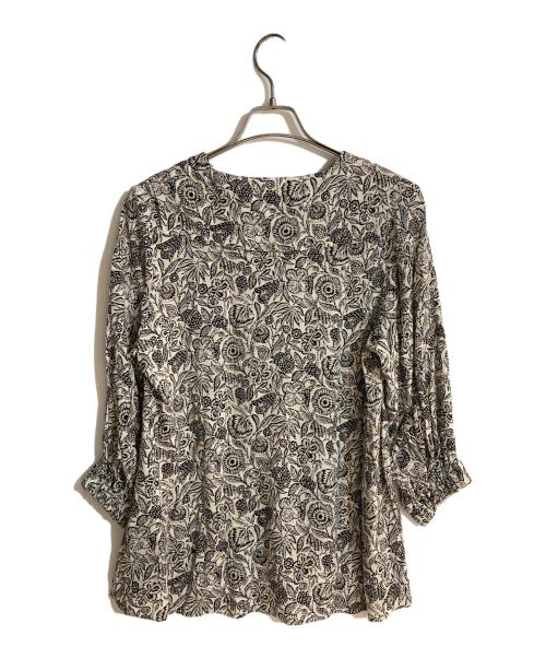 journal standard L'essage（ジャーナルスタンダード レサージュ）journal standard L'essage (ジャーナルスタンダード レサージュ) プリント スキッパーシャツ アイボリー サイズ:不明の古着・服飾アイテム