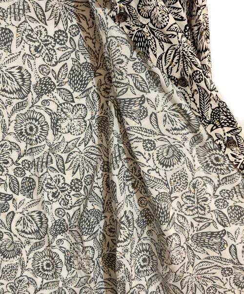 journal standard L'essage（ジャーナルスタンダード レサージュ）journal standard L'essage (ジャーナルスタンダード レサージュ) プリント スキッパーシャツ アイボリー サイズ:不明の古着・服飾アイテム