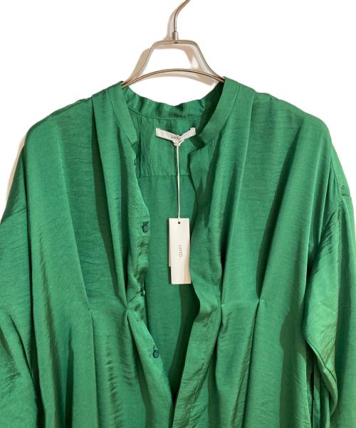 UN3D.（アンスリード）UN3D. (アンスリード) バルーンシャツワンピース グリーン サイズ:FREE 未使用品の古着・服飾アイテム