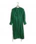 UN3D.（アンスリード）の古着「バルーンシャツワンピース」｜グリーン