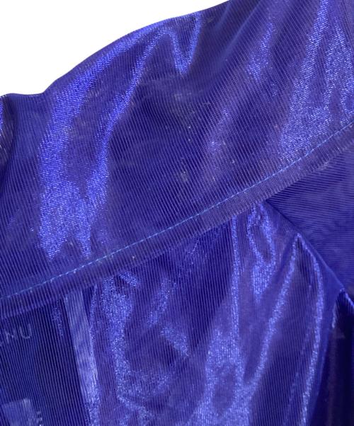 UN3D.（アンスリード）UN3D. (アンスリード) シアーライダースジャケット ブルー サイズ:FREEの古着・服飾アイテム