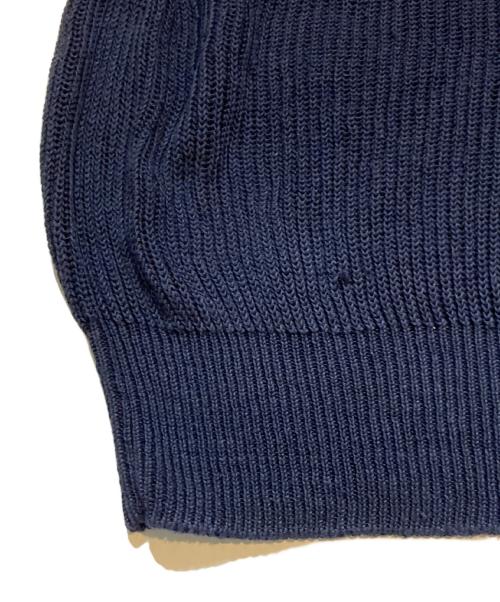 GALERIE VIE（ギャルリーヴィー）GALERIE VIE (ギャルリーヴィー) リネンフルカーディガン クルーネックプルオーバー ネイビー サイズ:FREEの古着・服飾アイテム