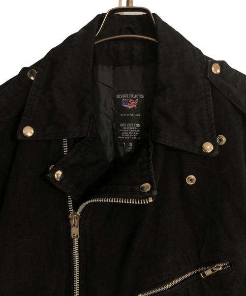 all state collection（オール ステイト コレクション）all state collection (オール ステイト コレクション) デニムライダースジャケット ブラック サイズ:Sの古着・服飾アイテム