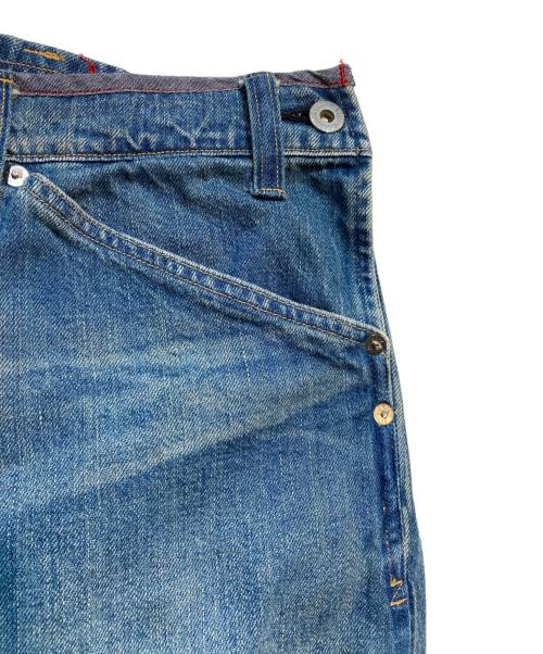 LEVI'S（リーバイス）LEVI'S (リーバイス) COMME des GARCONS JUNYA WATANABE MAN (コムデギャルソンジュンヤワタナベマン) 綿セルヴィッチデニムオーバーオールカスタム インディゴ サイズ:XSの古着・服飾アイテム