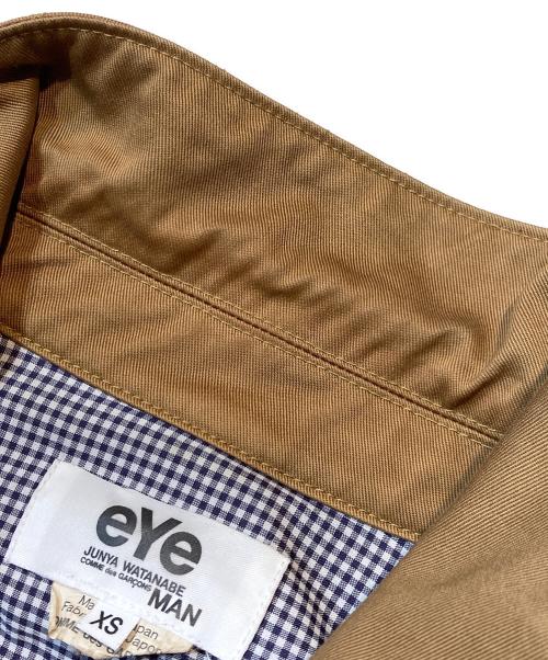 eYe COMME des GARCONS JUNYAWATANABE MAN（アイ コム デ ギャルソン ジュンヤ ワタナベ マン）eYe COMME des GARCONS JUNYAWATANABE MAN (アイ コム デ ギャルソン ジュンヤ ワタナベ マン) CarHartt (カーハート) 綿ウエポン製品染め カバーオール ブラウン サイズ:XSの古着・服飾アイテム