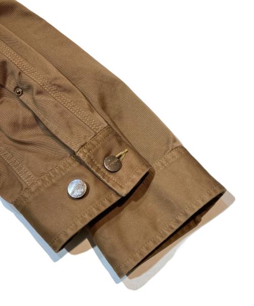 eYe COMME des GARCONS JUNYAWATANABE MAN（アイ コム デ ギャルソン ジュンヤ ワタナベ マン）eYe COMME des GARCONS JUNYAWATANABE MAN (アイ コム デ ギャルソン ジュンヤ ワタナベ マン) CarHartt (カーハート) 綿ウエポン製品染め カバーオール ブラウン サイズ:XSの古着・服飾アイテム