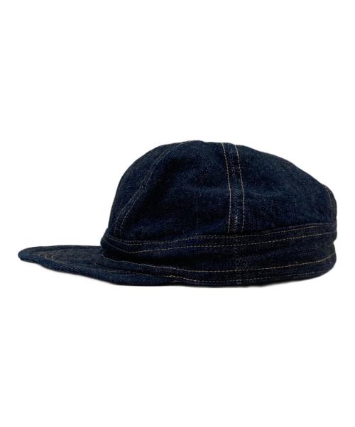 one piece of rock（ワンピースオブロック）ONE PIECE OF ROCK (ワンピースオブロック) DENIM CAP SHINER インディゴの古着・服飾アイテム