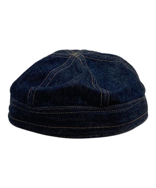 one piece of rock（ワンピースオブロック）ONE PIECE OF ROCK (ワンピースオブロック) DENIM CAP SHINER インディゴの古着・服飾アイテム