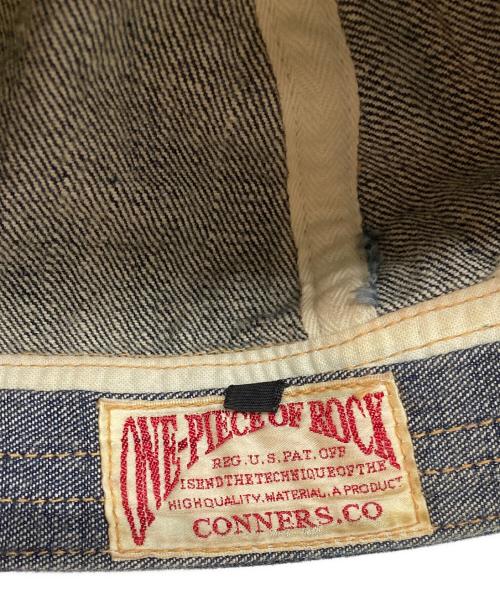 one piece of rock（ワンピースオブロック）ONE PIECE OF ROCK (ワンピースオブロック) DENIM CAP SHINER インディゴの古着・服飾アイテム