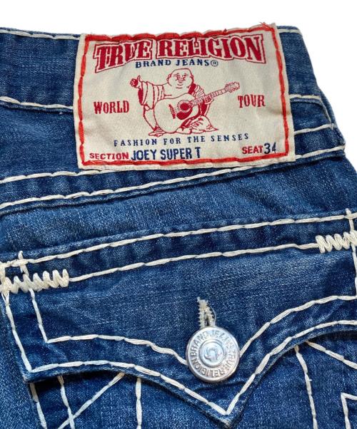 TRUE RELIGION（トゥルー レリジョン）TRUE RELIGION (トゥルー レリジョン) JOEY SUPER-T スカイブルー サイズ:29の古着・服飾アイテム